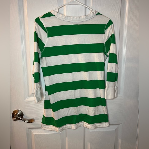 U.S. Polo Association Women’s 3/4 Quarter Sleeve Half Button Up Shirt Large - Picture 6 of 6